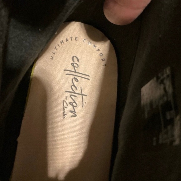 Clark’s Sharon Black Suede Ankle Boots 8 - Picture 8 of 8